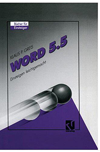 【预售】Word 5.5: Einsteigen Leichtgemacht