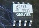 贴片 AD736JR JRZ 进口拆机RMS至DC转换器IC芯片 SOP-8 可直拍