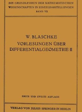 【预订】Vorlesungen Uber Differentialgeometr...