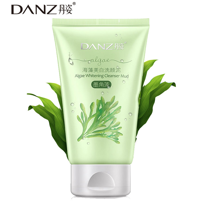 丹姿海藻美白洗颜泥泡沫洗面奶补水保湿控油淡斑深层清洁女男学生