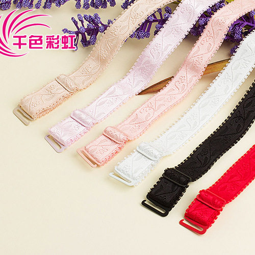 Solid Elastic force Printed Underwear Shoulder strap Adjustable Jacquard 1.5cm Bra with wide Bra Shoulder strapin the Lingerie/Men's underwear/Tracksuit , Straps  category - from Buy2taobao.com to provide professional Taobao agent buy service