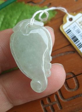 90216玉琳阁翡翠 实物拍 缅甸玉 正品天然A货小福瓜翡翠吊坠