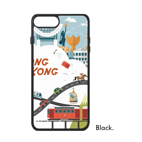 适用于iPhone香港老日子中国观光Xr手机壳max保护套678pro硅胶112