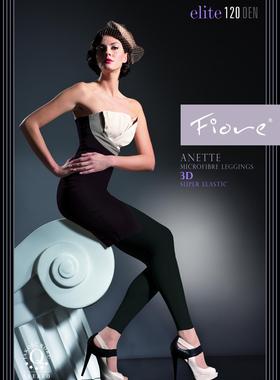 咖啡色打底裤袜Fiore Anette 120D超弹舒适加厚保暖秋冬九分裤袜