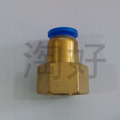 压力表公制 快插 快速 气管接头PCF8-M14*1.5 M20*1.5 内螺纹直通