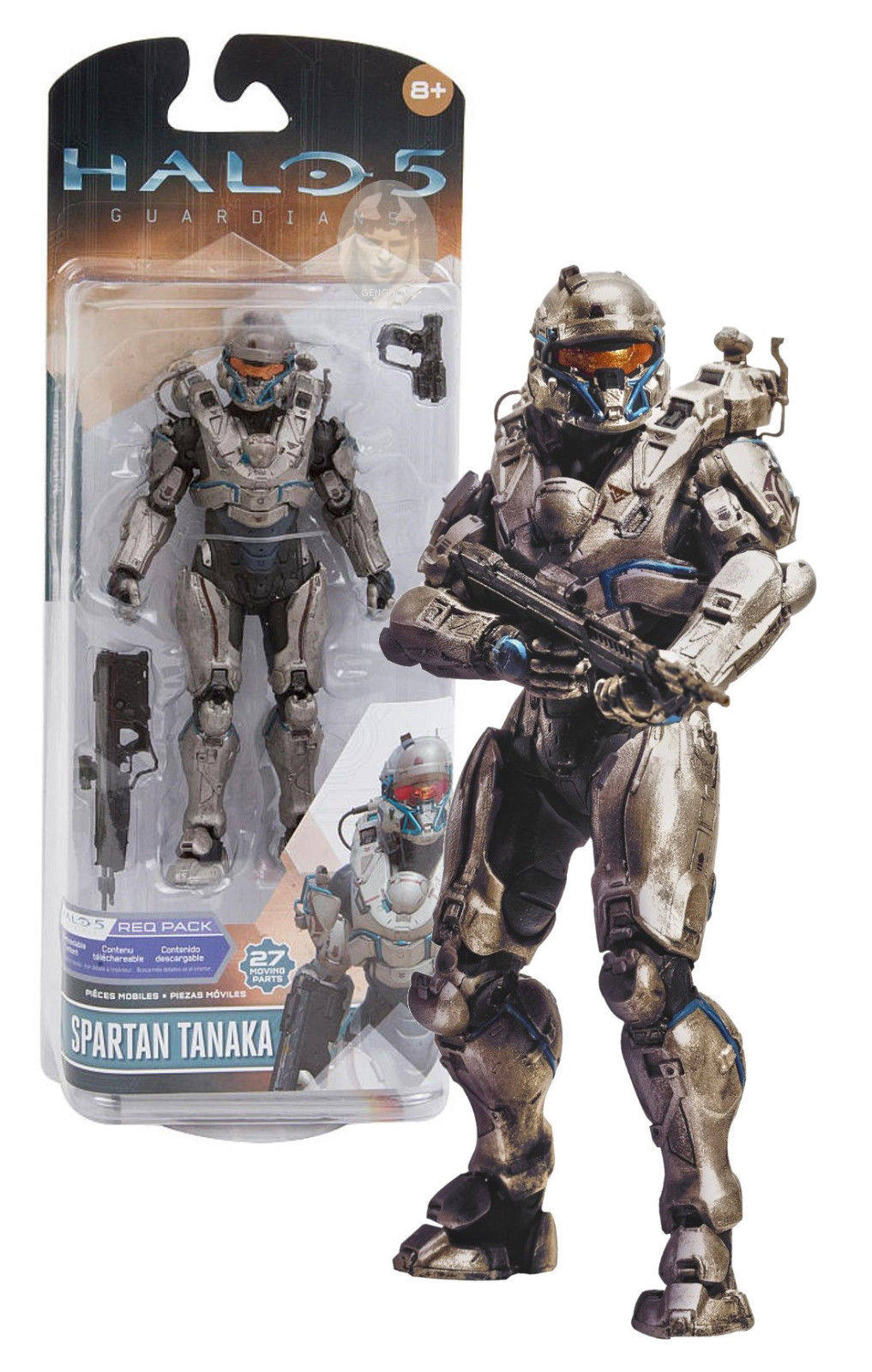 【孩仕宝】玩具模型 麦克法兰 光晕光环 halo 5 tanaka 可动人偶