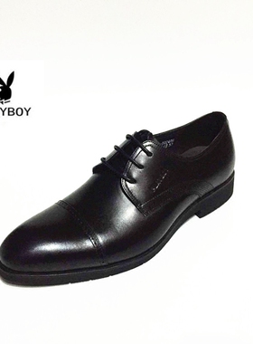 花花公子男鞋2017春款 英伦商务正装系带真皮男结婚鞋1711-102406