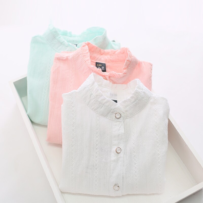 Chemise fille à manche longue - Ref 2087320 Image 1