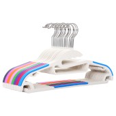 艾仕可塑料防滑无痕衣架成人衣挂衣服挂裤架衣撑衣服撑晾晒衣架子