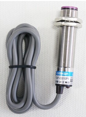 沪工 E3F-DS10C4 M18 漫反射光电开关 三线NPN常开 金属管