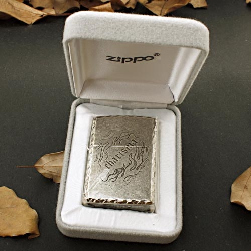 美国原装正品 zippo打火机 芝宝 日韩款 古银魅力火焰c 专柜正版