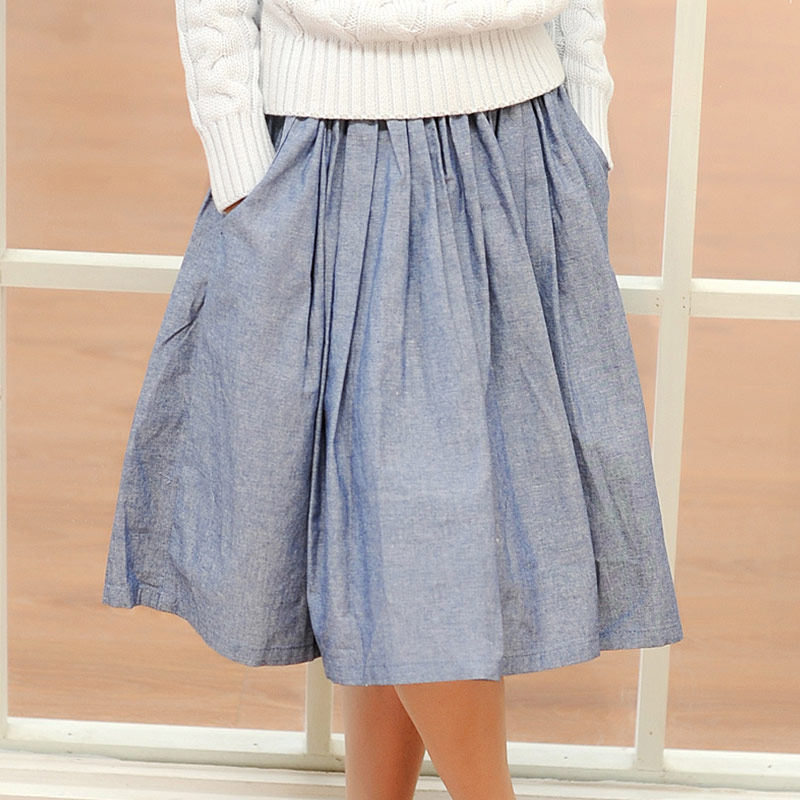 Jupe fillette en coton - Ref 2049890 Image 1