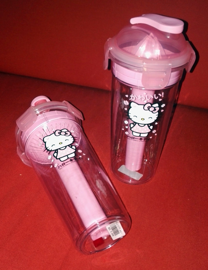 【GD漫玩社】凯蒂猫 hellokitty 柠檬杯塑料杯榨汁杯果汁杯冰杯
