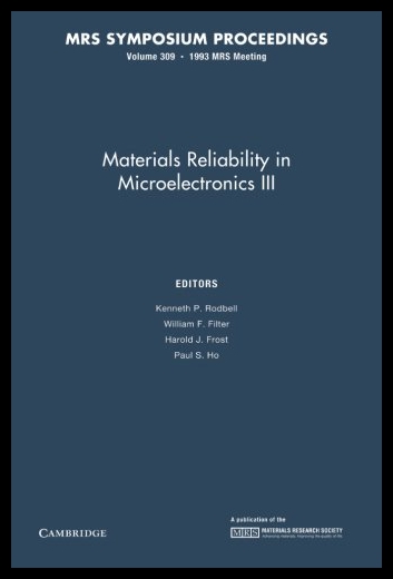 【预售】Materials Reliability in Microelectronics III: Vo