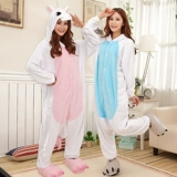 洛诗芬 Фланелевая зимняя мультяшная пижама для влюбленных, боди