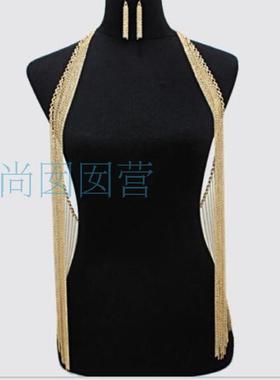 欧美流行身体链body chain 多层挂须身体链BY201 ebay速卖通热销