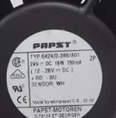 TYP6424/2-388/A01德国ebmpapst17251MM直流24V轴流散热风扇潮