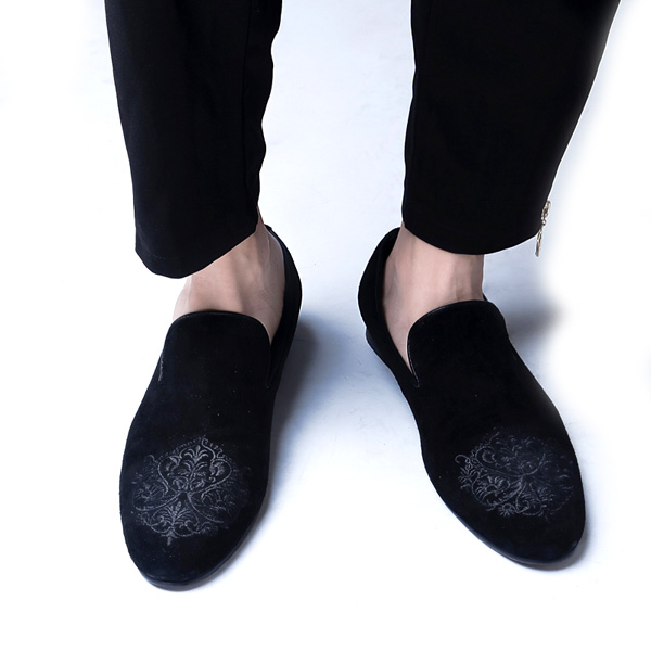 JINIWU倪季低调懒式宝蓝乐福鞋