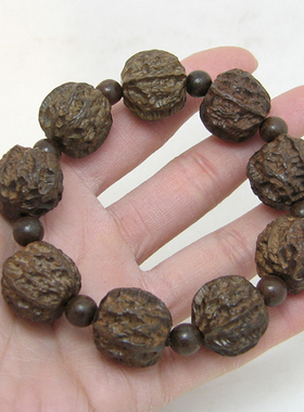 天然沉香木手串摆件男士佛珠