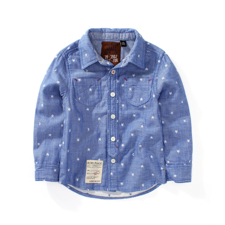 Chemise garcon à manche longue - Ref 2076252 Image 1