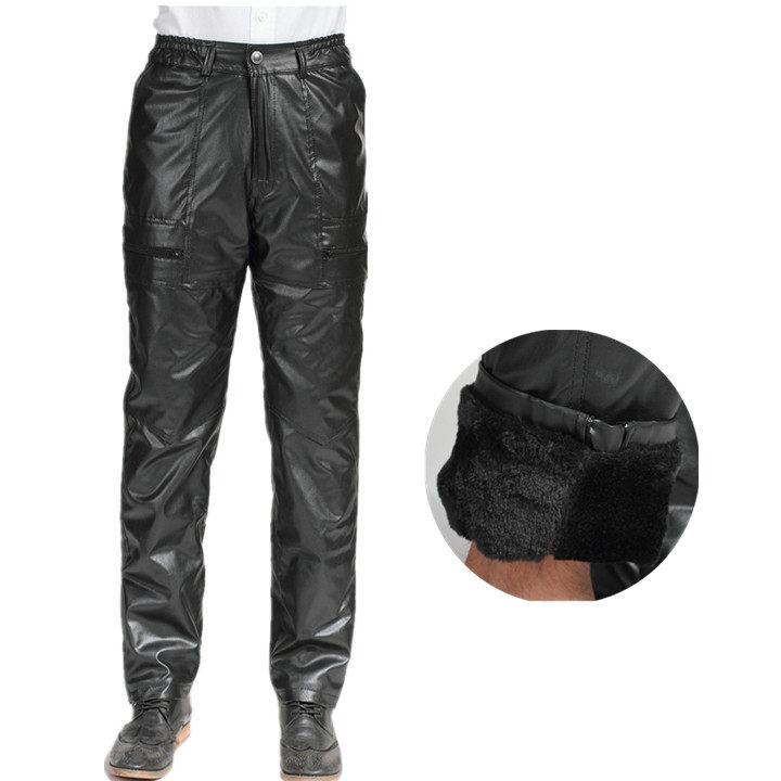 Pantalon cuir homme droit pour hiver - Ref 1477901 Image 1