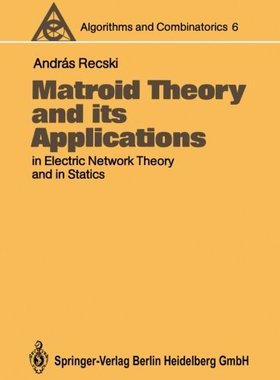 【预订】Matroid Theory and Its Applications ...