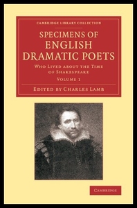 【预售】Specimens of English Dramatic Poets: W