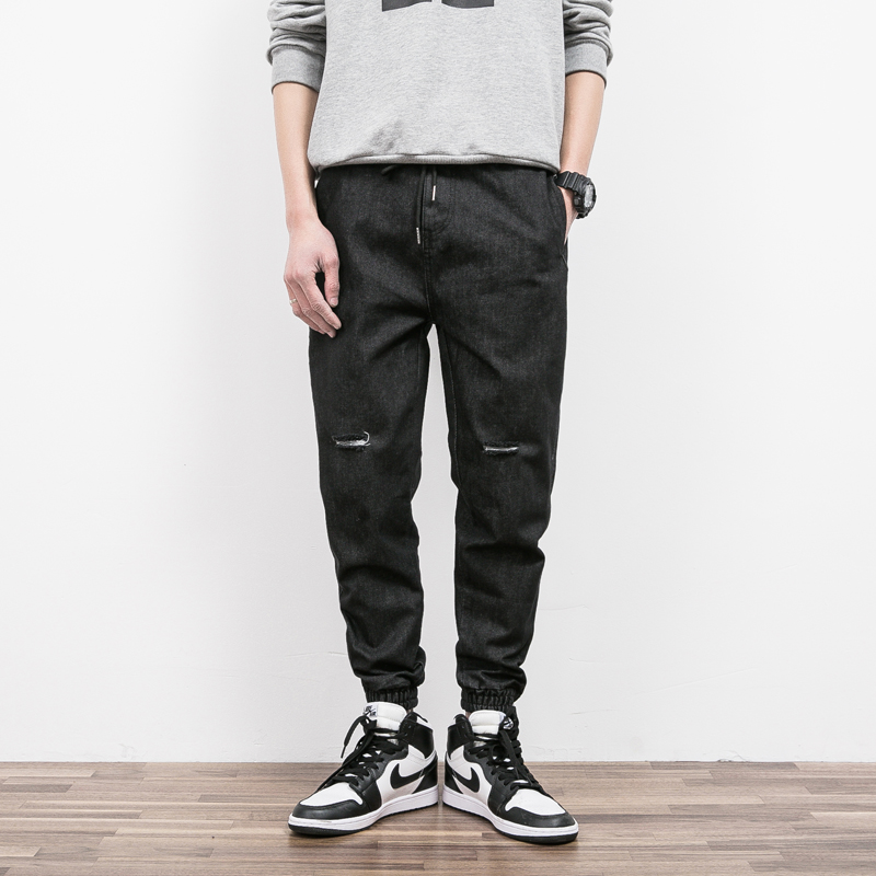 Jeans pour jeunesse Sarouel en coton pour printemps - Ref 1463180 Image 1