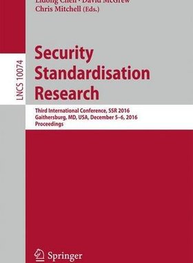【预订】Security Standardisation Research