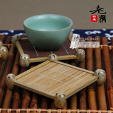 Wuyanguo коврик для горшка, квадратный коврик, бамбуковый подстаканник для чая, подставка для чая...