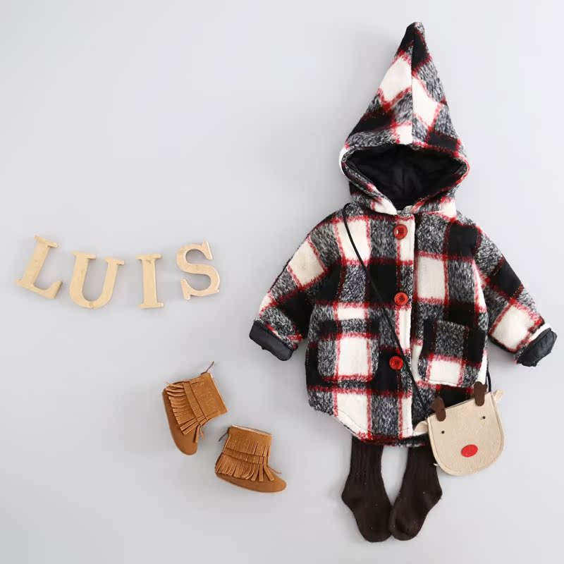Manteau pour fille LUIS en laine - Ref 2161681 Image 1