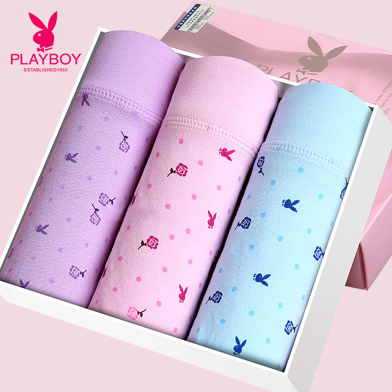 Slip jeunesse PLAYBOY zY5677-3 en coton - Ref 668596 Image 1