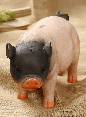 大号猪存钱罐个性创意儿童存钱筒搞怪超萌小猪猪摆件生日礼物礼品