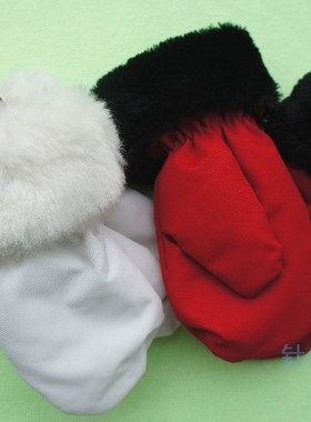 出口防滑风面料暖绒*r**i3M Thinsulate儿童红白色冬可爱保暖手套