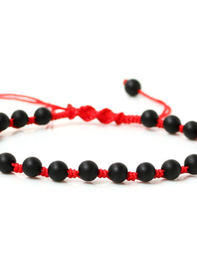 天然保健男女款砭石手链