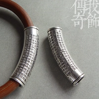 Сердце сутра резьба тибетская серебряная серебряная серебряная трубка Ваджраяна нации мальчики