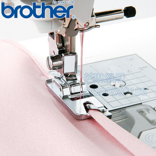 brother兄弟家用电动多功能缝纫机原装平缝卷边压脚3毫米3mm原厂