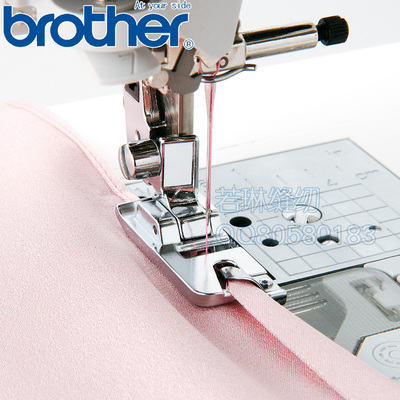 brother兄弟家用电动多功能缝纫机原装平缝卷边压脚3毫米3mm原厂