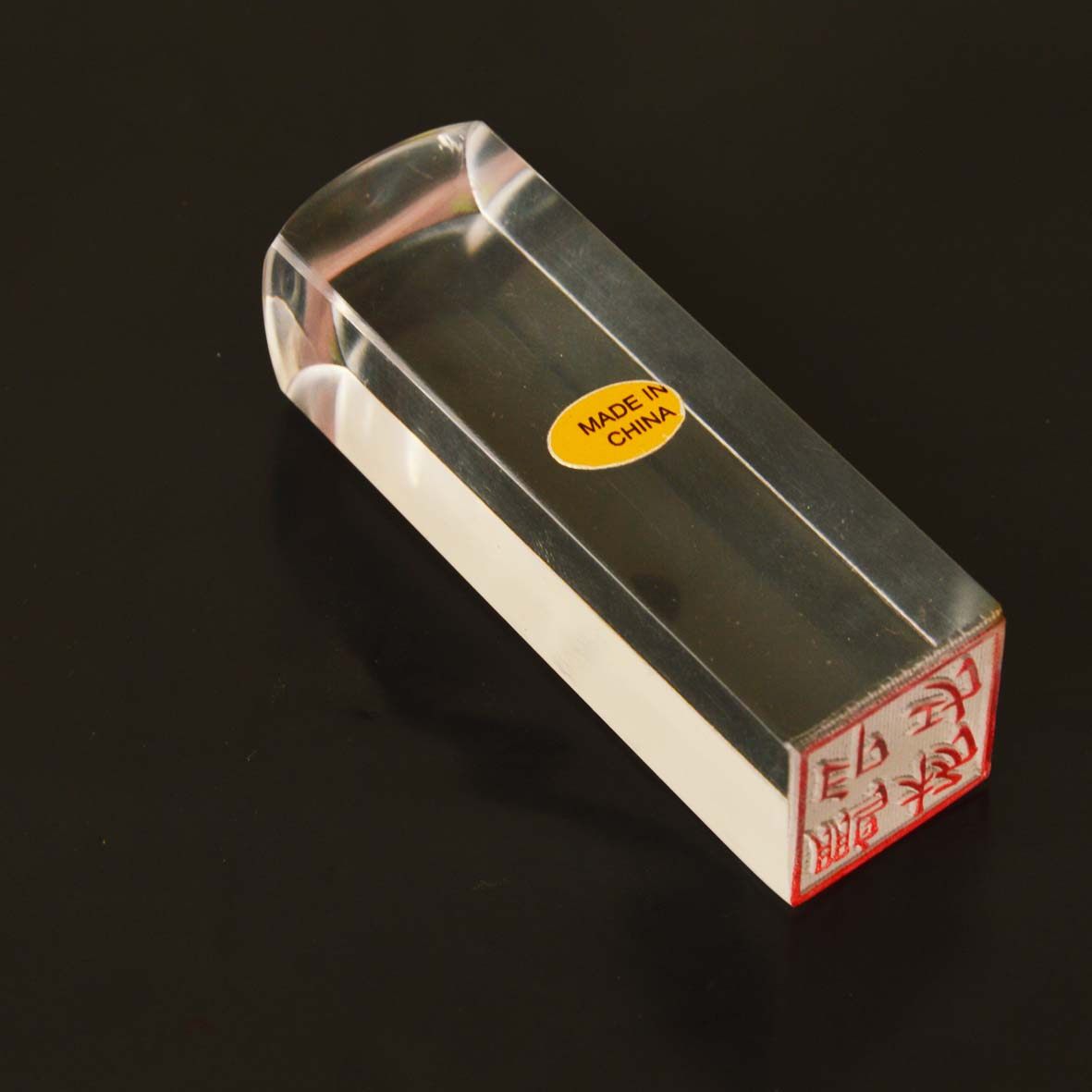 刻印章制作透明有机玻璃方章私章姓名人名名字个性签名印章包邮