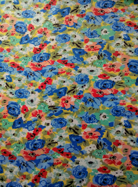 进口春秋花色罗马布（涤盖棉)布料小西装裤子裙子窗帘服装面料DIY
