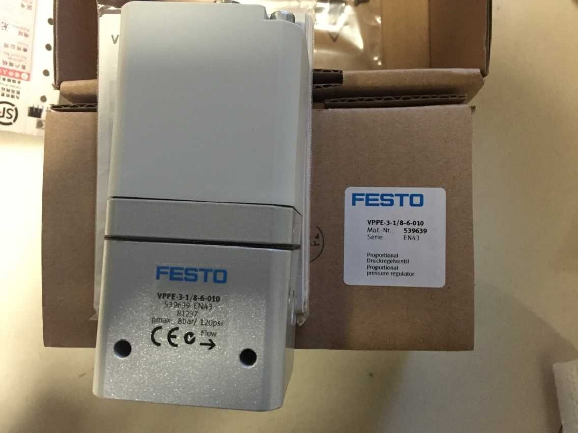 德国费斯托festo比例阀539639 vppe-3-1/8-6-010全新原装正品