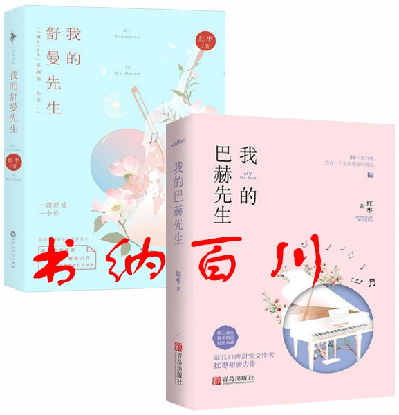青春文学 我的巴赫先生+我的舒曼先生 全2册 红枣 著 情感小说 全集 套装     125