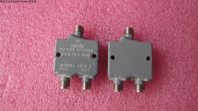 美国进口 narda 4316-2 12-18GHz SMA 一分二 微波同轴功率功分器
