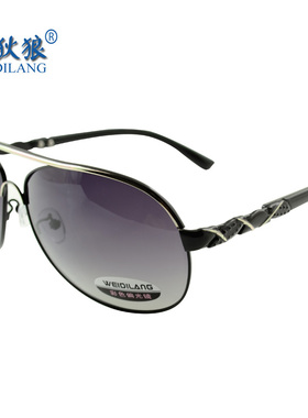 威狄狼潮镜太阳眼镜新款潮大框太阳镜欧美墨镜司机镜驾驶女10636