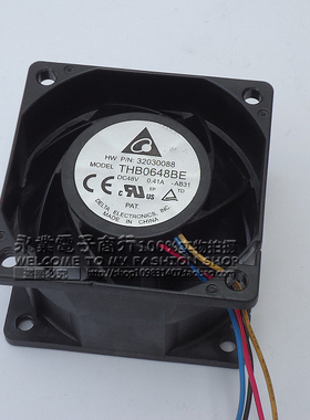 全新台达6CM 6038 48V 0.41A THB0648BE 4线服务器风扇双轴承