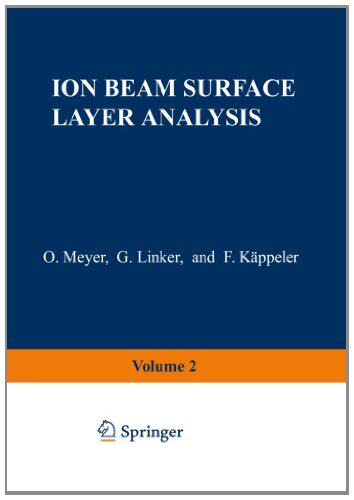 【预售】Ion Beam Surface Layer Analysis: Volume 2