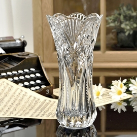 欧式玻璃花瓶透明宝石创意大号，花瓶富贵竹百合，插花花器客厅摆件