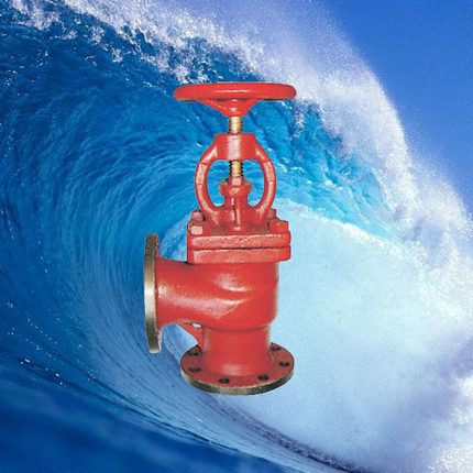 船用铸铁截止阀 角式截止止回阀GB/T591-93  B10100