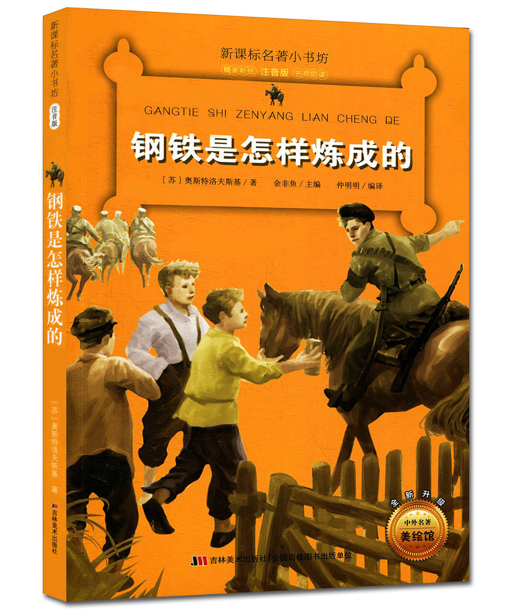 钢铁是怎样炼成的 新课标名著小书坊 精美彩绘注音 全新升级小学生