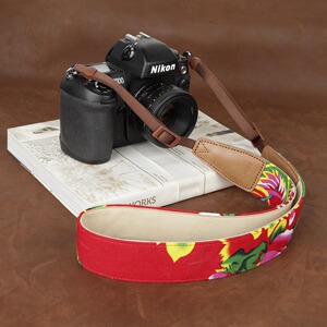 cam-in花布系列 单反数码照相机背带 微单徕卡摄影肩带cs233